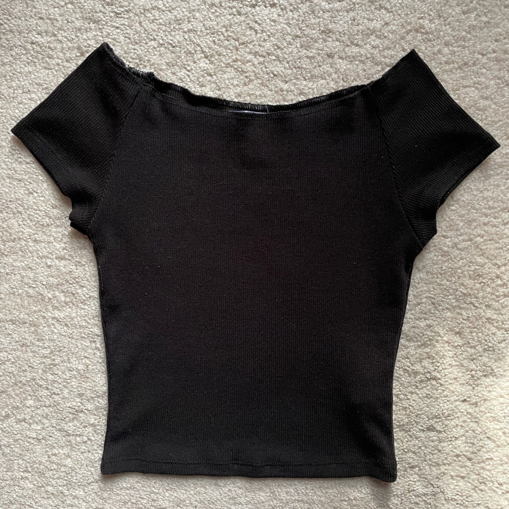 Black Crop Top